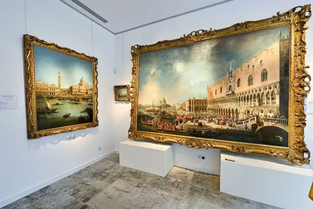 Il grande dipinto di Canaletto nella Lampronti Gallery